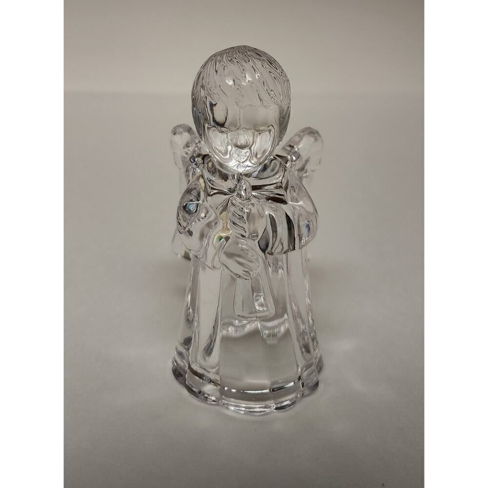 Mikasa  1980's Vintage Crystal Sweet Angel Glass Candlestic